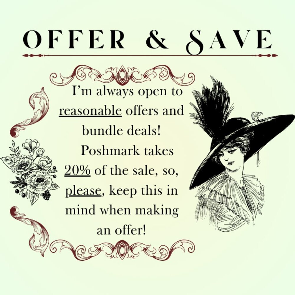 REASONABLE OFFERS ONLY!  I WILL BLOCK those who send ridiculous offers!